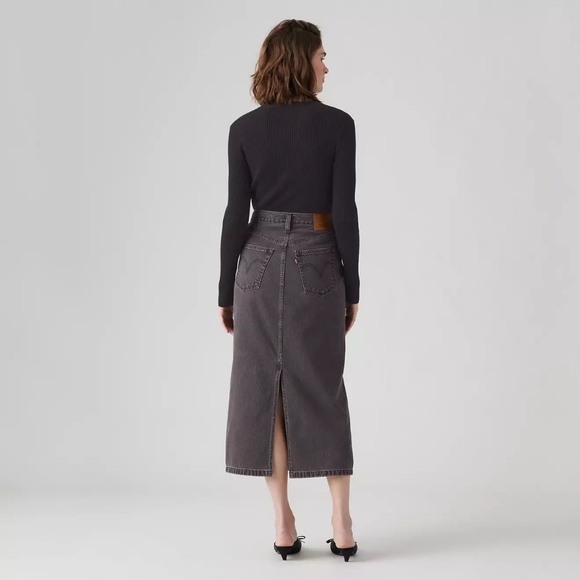 Levi's Button Midi Skirt - Picture 2 of 7